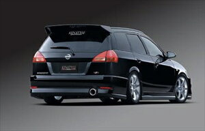 Y11 WINGROAD 後期 ISM リアルーフスポイラー 塗装取付込