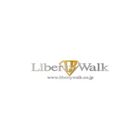 LibertyWalk Logo Sticker Msize Gold