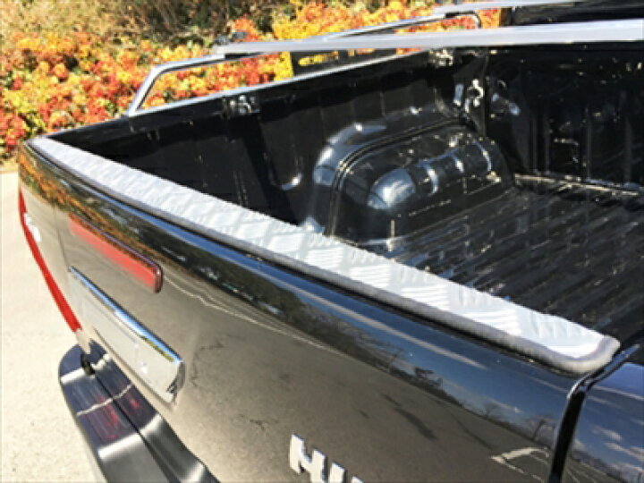 楽天市場】ハイラックス GUN125 RICKS リヤゲートプロテクター アルミ 