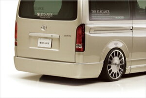 ハイエース 200系 1-4型 標準ボディ リアバンパー リフレクター無タイプ 塗装取付込