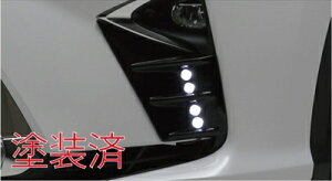 LEXUS RX 20系 前期 LXフォグランプガーニッシュ ブラック艶有塗装済 LED有