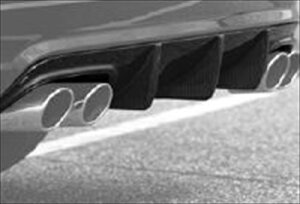 MEC Design BENZ C W204 Rear Diffuser Carbon Finish Facelift C63 limo as well as all limo. NAhς