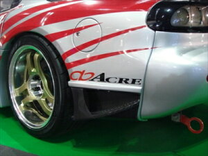 「長納期商品」 FD3S リアフェンダーカナード カーボン クリア塗装済み