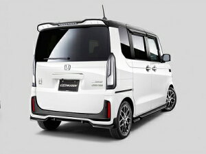 JF5 N-BOX カスタム テールゲートスポイラー ロアガーニッシュ メーカー塗装品 NH902P プレミアムサンライトホワイト・パール 取付込