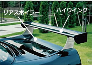 NSX ハイウィング+リアスポイラーセット FRP製 塗装済み
