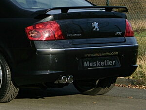 PEUGEOT 407 スポーツサイレンサー ツイン Sedan 2.2L エンド形状 90mmx2