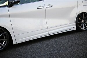 アルファード 30系 エアログレード専用 ドアパネル一体式サイドステップ 塗装取付込