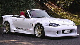 ロードスター NB TypeR エアロボンネット 塗装取付込