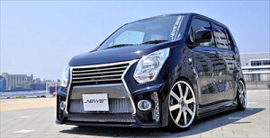 WAGON-R MH34S Front Bumper Spoiler Option Parts LED Spot Daytime light+Fog Light