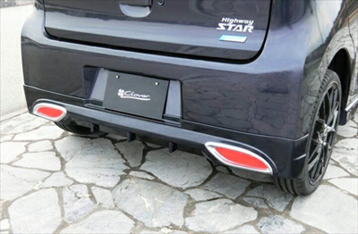 楽天市場】B21W デイズ 前期 ハイウェイスター用 リヤハーフスポイラー 