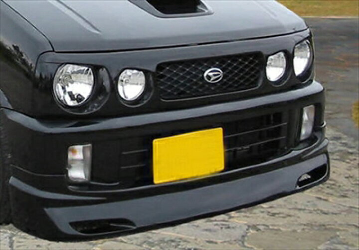 楽天市場】ムーヴカスタム L900 前期 フロントハーフスポイラー  
