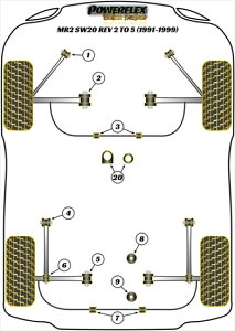 MR2 SW20 1991`1999 tg X^rCU[ubV(3)