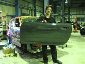 スカイライン GT-R R33 M-SPL ドアパネル 右側 カーボン製