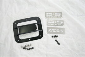 デリカ D:5 前期 Kaddis フュエルリッドプロテクター ブラック ロゴパネル/KADDIS
