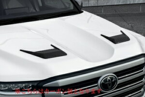 LAND CRUISER ランドクルーザー 300 ROJAM ボンネットダクト カーボン クリア塗装済 取付込み