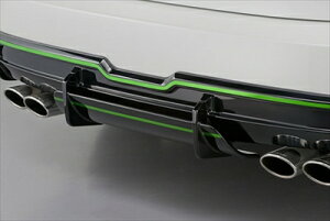 プリウスアルファ ZVW40/41W (2011/5〜) VERDE ダブルディフューザー FRP+ウェットカーボン製 塗装取付込