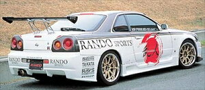 �X�J�C���C�� GT-R BNR34 RANDO SPORTS ���A�o���p�[ �h����t��
