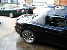 ロードスター NB ダックテールスポイラー 塗装取付込