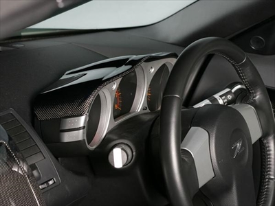 フェアレディZ Z33 メーターフードパネル S 平織ブラックカーボン：Autostyle