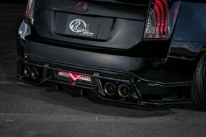 プリウス ZVW30 後期 30R-SS II リアハーフスポイラー FRP製 黒ゲル 塗装済 ハイグレードタイプ 取付込