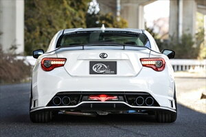 86 ZN6 後期 02R-SS II専用 スラッシュ4テールマフラー 100φ