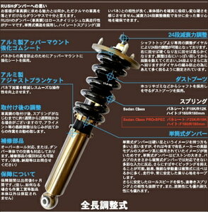 マークX 120系 DAMPER KIT SEDAN CLASS PRO-Spec