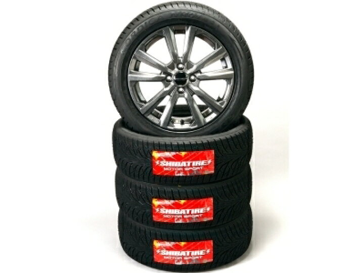 195/55R16 シバタイヤスタッドレス ホイール付き 300キロ走行 自家塗装 