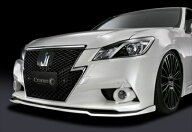 クラウンアスリート 210系 前期 フロントリップスポイラー Type-S 塗装済 ホワイトパールクリスタルシャ…