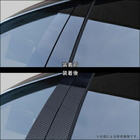 ZR-V 純正サイドバイザー装着車専用 ピラーガーニッシュ デジタルカーボン調
