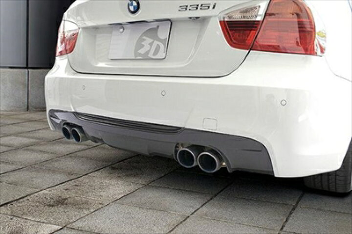 楽天市場】BMW E90 M-Sport 3 Series 335i用 リアディフューザー 