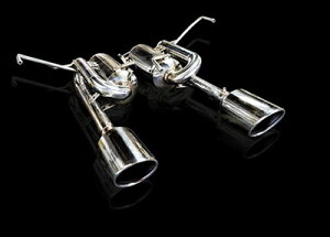 レヴォーグ VM4 1.6 PFSループサウンドマフラー テールエンド:チタン Φ100 直角タイプ 取付込