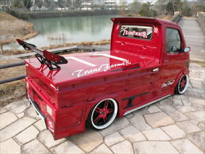 キャリートラック DA63T トランスフォーマー 3D荷台カバー FRP製 本体+ダンパー