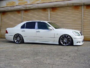 セルシオ 30系 前期 サイドステップ 塗装取付込