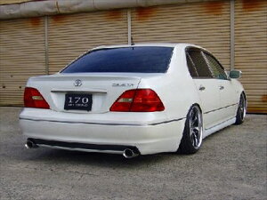 セルシオ 30系 前期 リアバンパースポイラー 塗装取付込