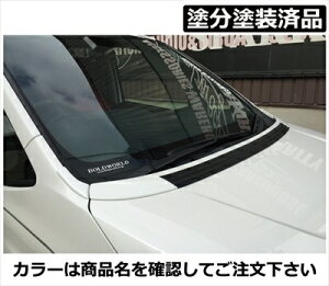 ノア 80系 Si 後期 JOULE ボンネットスポイラー FRP製 塗分け塗装済 ダークバイオレットマイカメタリック (9AF)×艶有ブラック