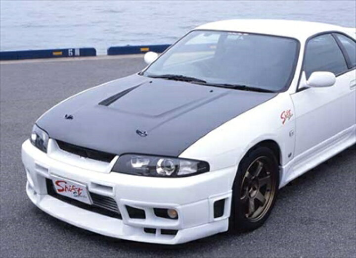 楽天市場】スカイラインGT-R BCNR33 エアロボンネット FRP製 塗装済み 