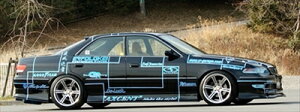 マーク2 JZX100 SIDE STEP 塗装済み