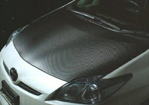 「長納期2-3ヶ月」 プリウス ZVW30 カーボンルック ボンネットマスク