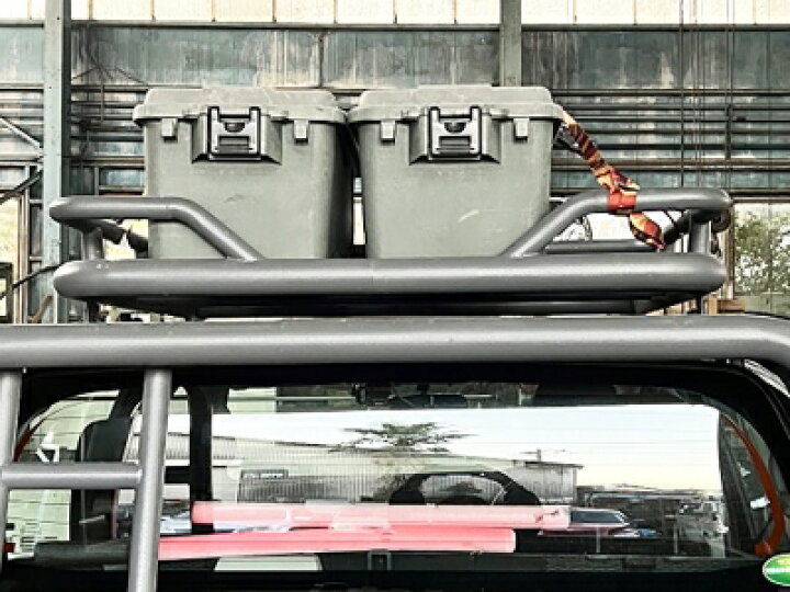 楽天市場】ハイラックス GUN125 前期後期対応 ルーフラック ハーフVer 