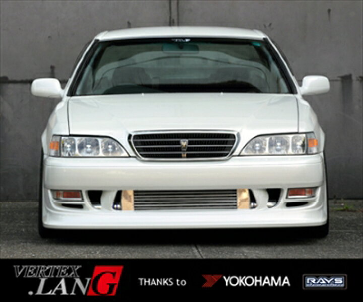 クレスタ E-JZX105 フロントバンパー スーパールーセント4 4WD 2CG  