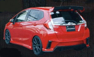 フィット GK3-6 リアバンパースポイラー 塗装取付込