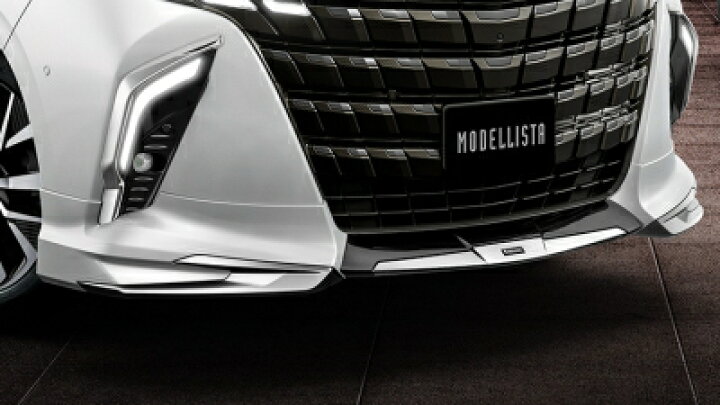 楽天市場】40系 アルファード MODELLISTA フロントスポイラー (BRIGHT 