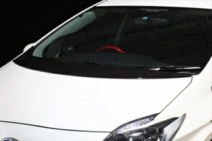 楽天市場】プリウス 30系 RR ボンネットスポイラー FRP製 素地 : Autostyle