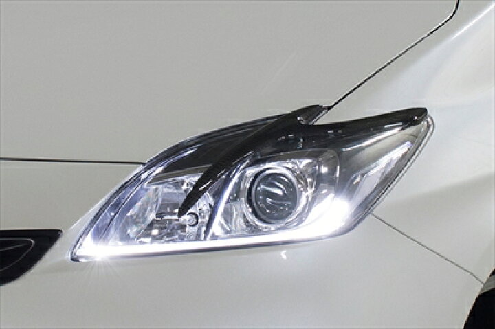 楽天市場】プリウス 30系 後期 HIDヘッドライト車専用 RR アイライン 