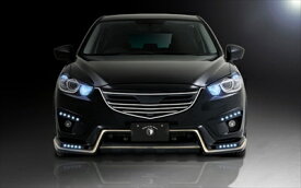 CX-5 KE 前期 SV PREMIUM Edition フロントハーフスポイラー FRP製 塗装済 ジェットブラックマイカ(41W)