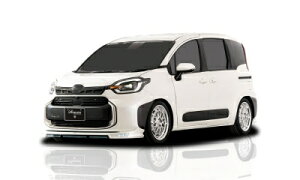 MXP 10系 シエンタ フロントスポイラー with LEDランプ メーカー塗分け塗装品