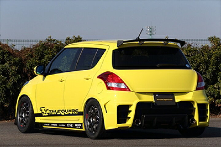 楽天市場】スイフトスポーツ ZC32S TM SQUARE リアバンパースポイラー 