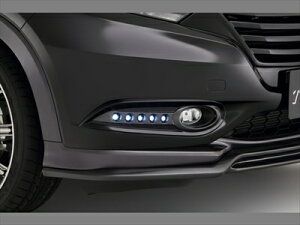 ヴェゼル RU1-4 ARNAGE SUV フォグカバー LED付 塗装済 ガンメタ(純正スポイラ-近似色)
