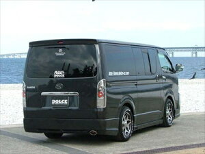 ハイエース 200系 Dolce リアバンパー 塗装取付込