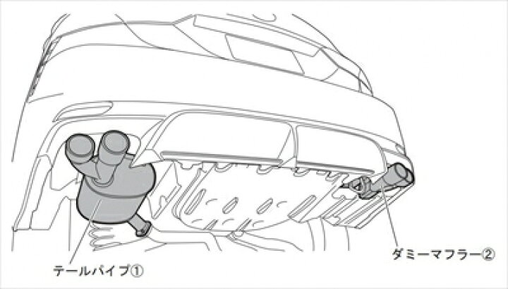 楽天市場】カムリ AXVH70 WSグレード ドレスアップマフラー : Autostyle